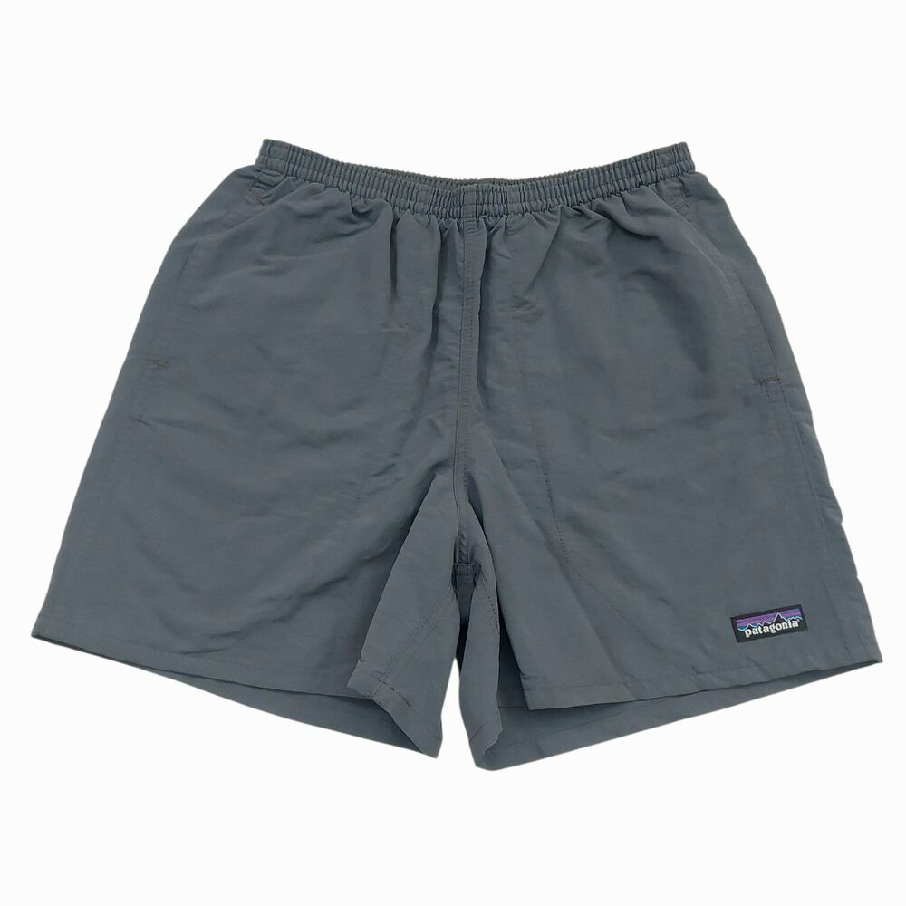 Patagonia Baggies Shorts Mens Small Gray 5" Inseam Mesh Lined Swim Trunks Beach